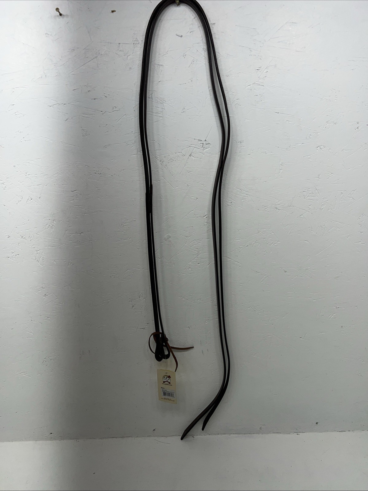 New Royal King Dark Oil Genuine Leather 5/8” X 7” Split Reins #43-728 Y-6