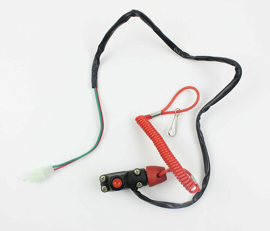 7/8" Universal Kill Switch For 50CC 70 110 125CC ATV Dirt Bike Tether Line SUNL