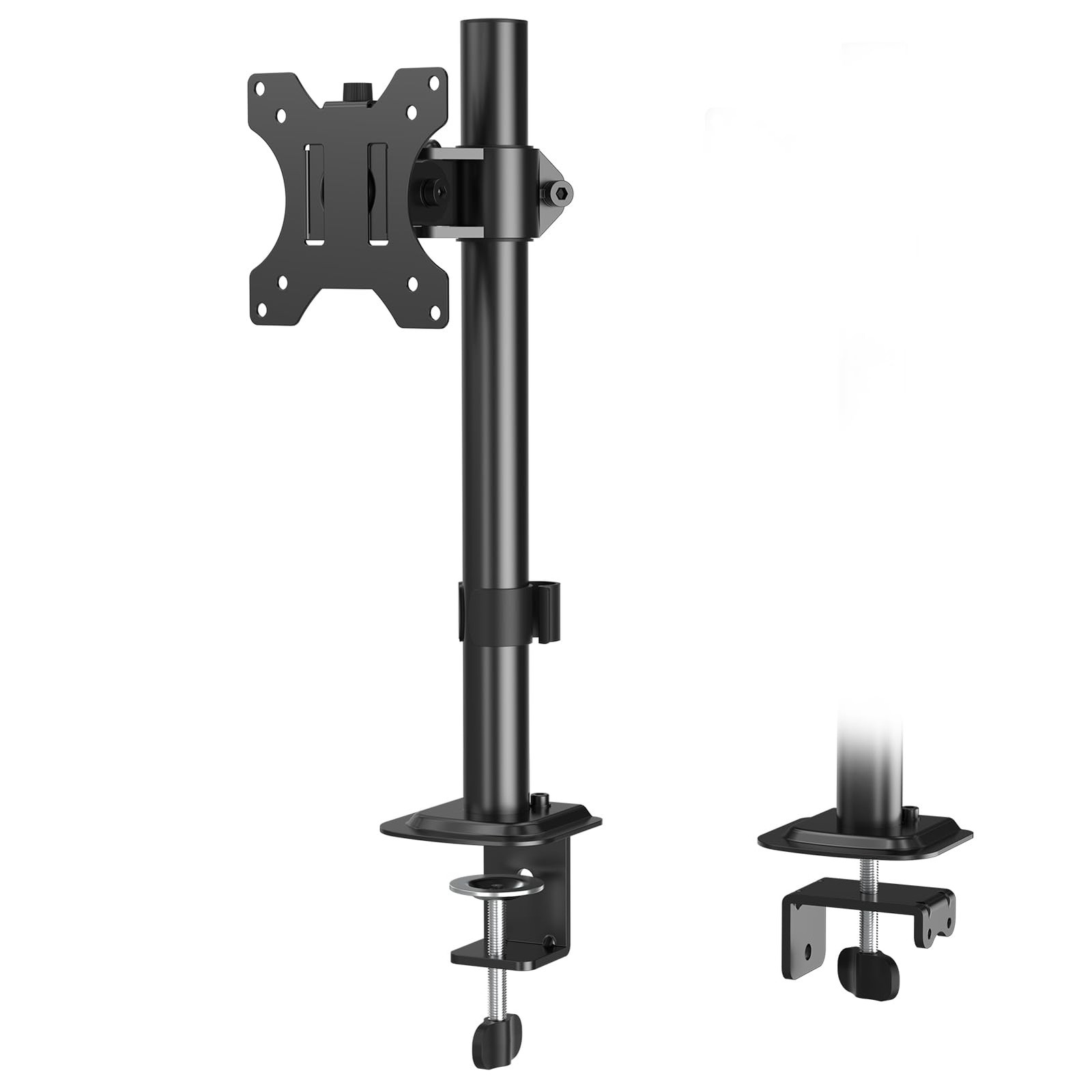 MOUNTUP Single Monitor Mount, Adjustable Monitor Stand for Max 32 Inch Flat Curv