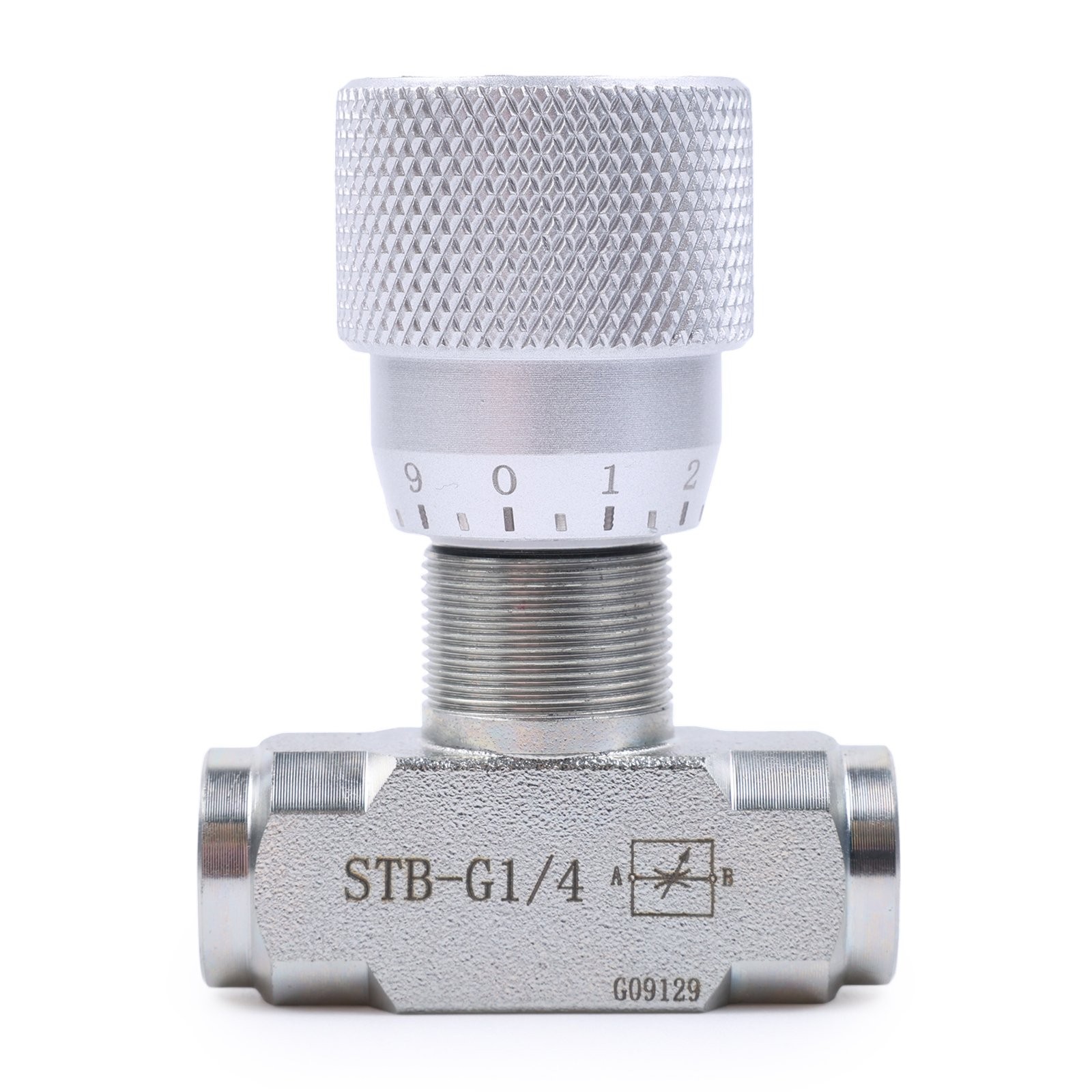 M14 BI-DIRECTIONAL HYDRAULIC ADJUSTABLE FLOW CONTROL VALVE TWO-WAY JOINT 1/4 IN