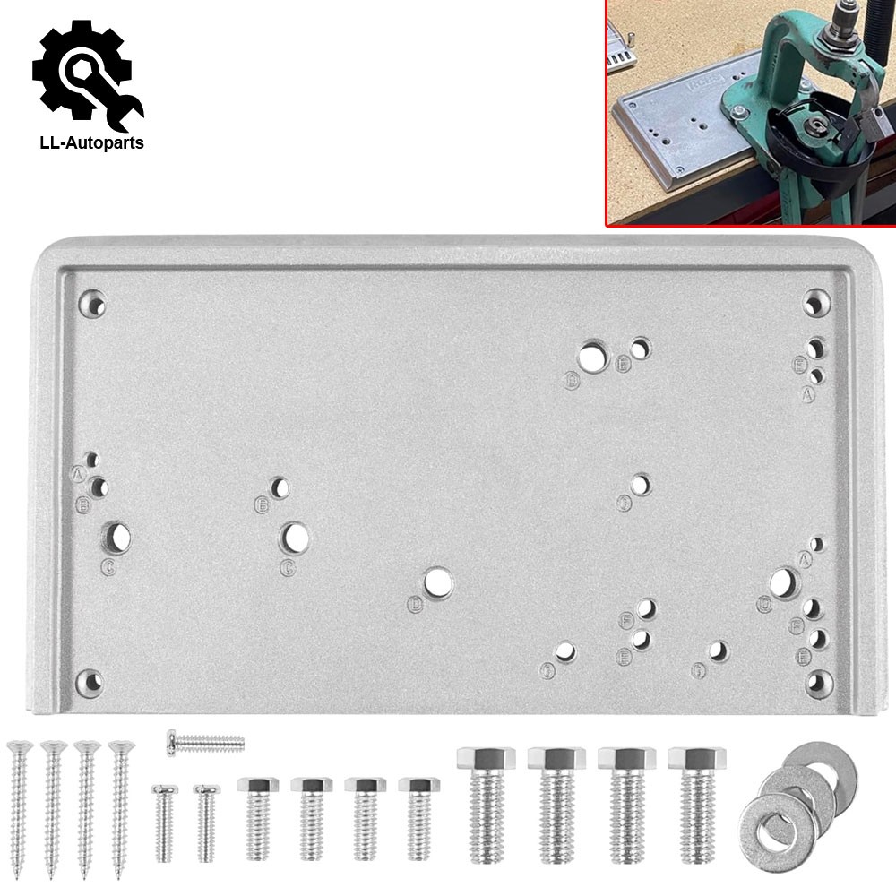 9282 Accessory Base Plate - 3 (Grey) for A Wide Variety of RCBS Presses & Tools
