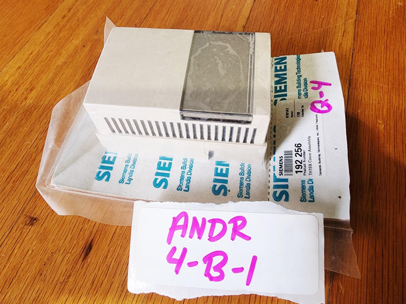 Siemens 192-256 TH19X Thermostat Cover