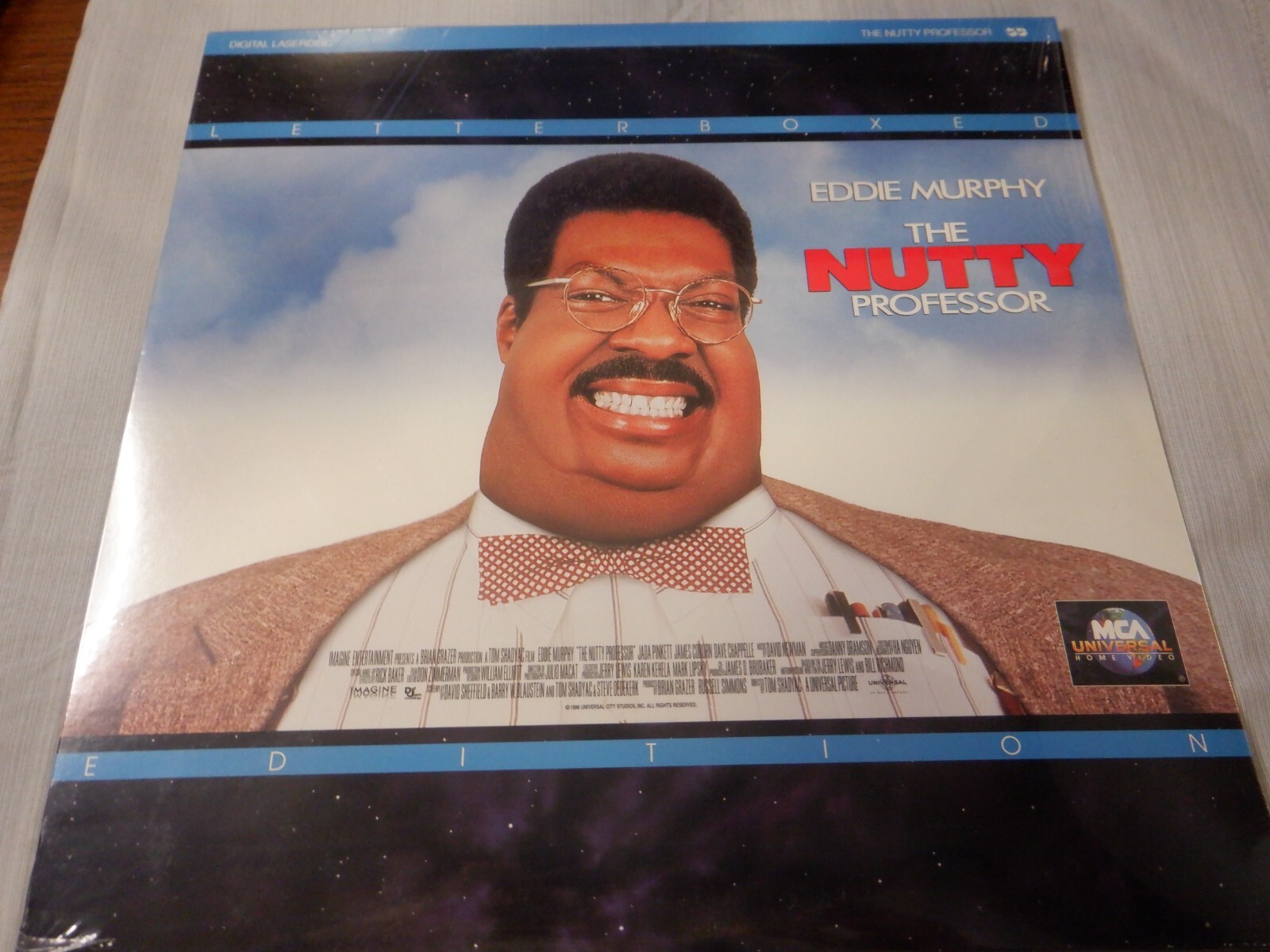 Laserdisc - Nutty Professor Dolby Letterbox - New Sealed, Torn Cello