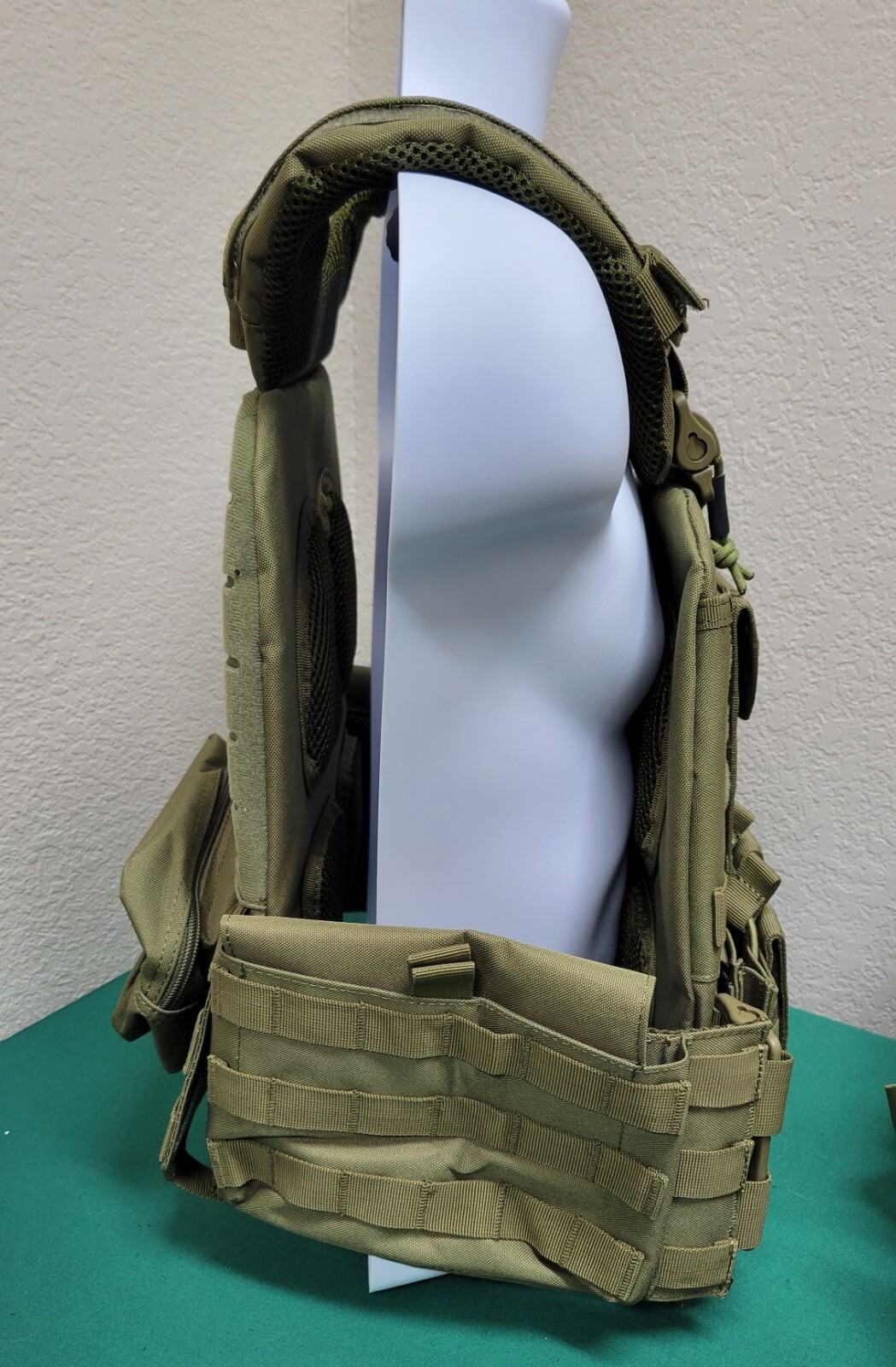 Premium Quick Release Tactical Vest - Green