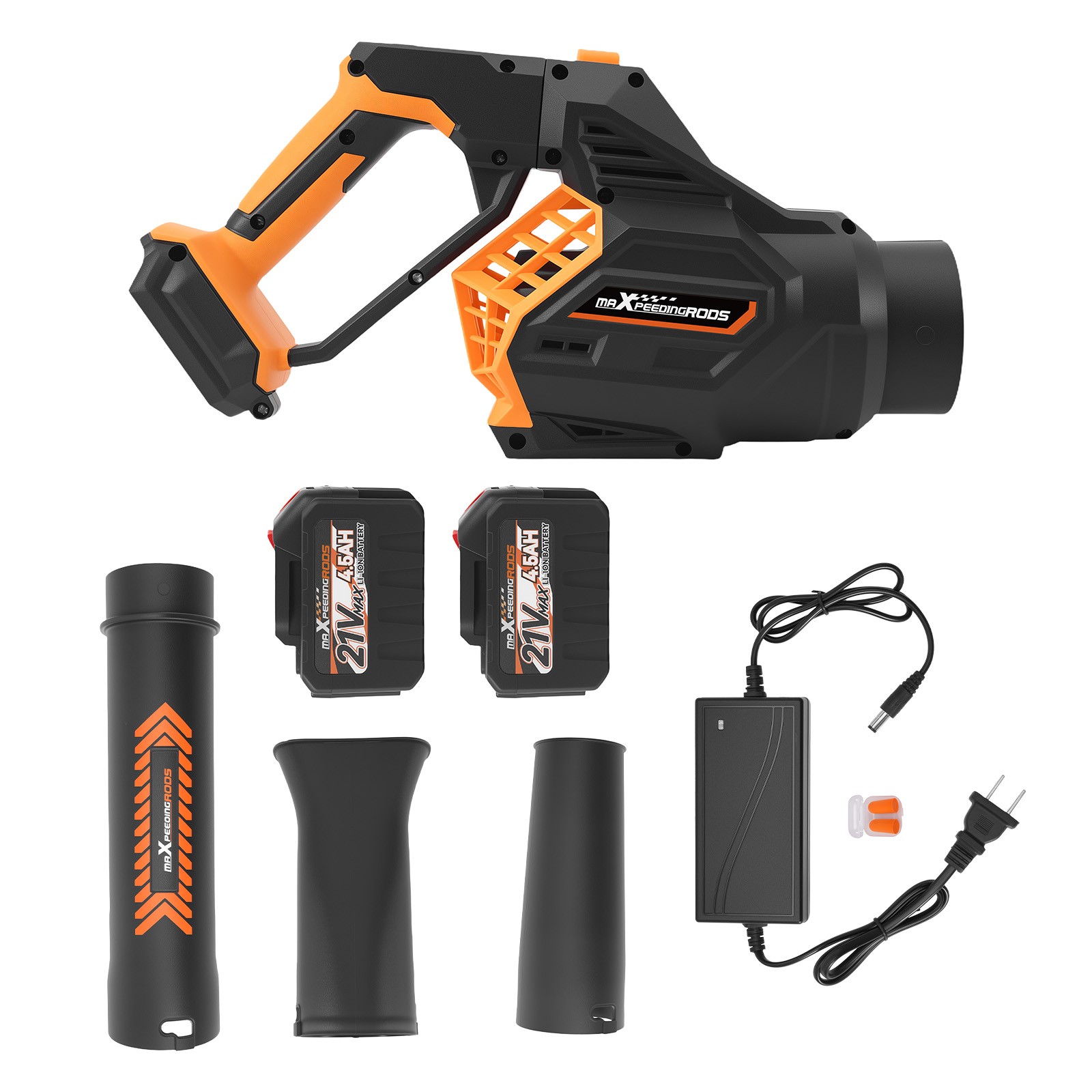 580 CFM Cordless Leaf Blower 160 MPH 2x21V 4500mAh Brushless Storm Mode