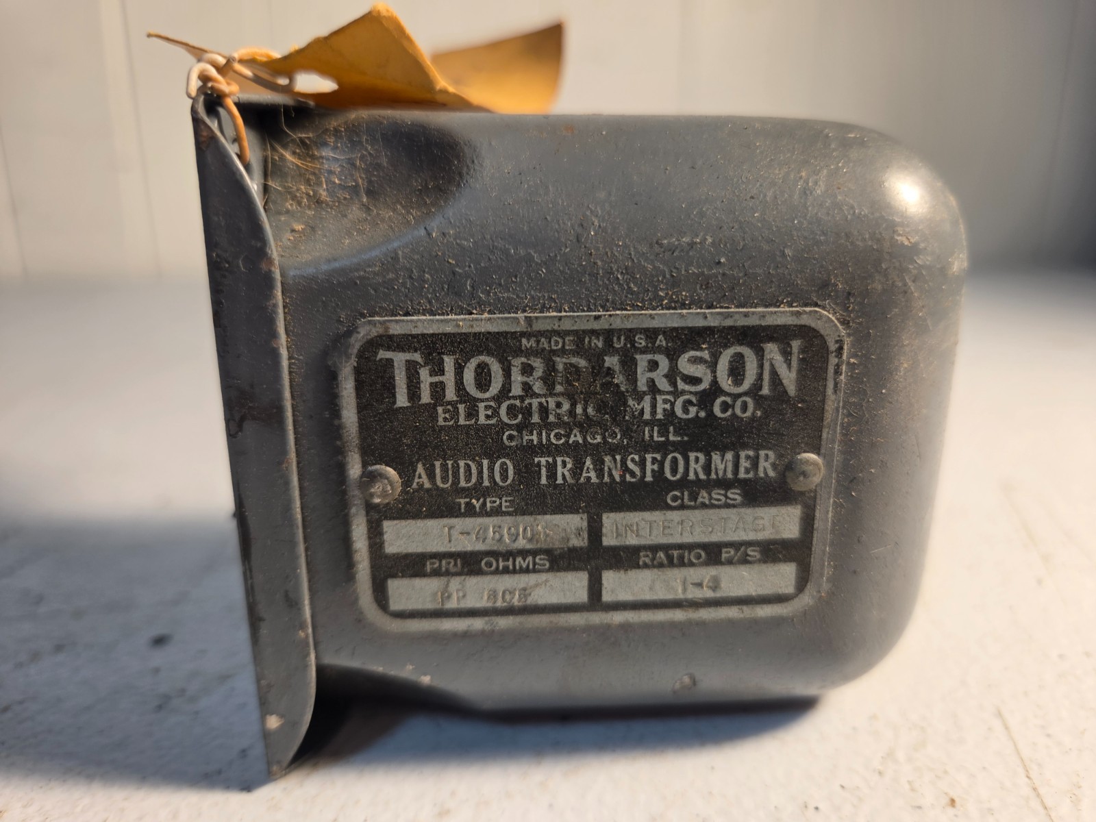 Thordarson T-46901 Interstage Audio Transformer 1:4 PP 806Ω Vintage USA