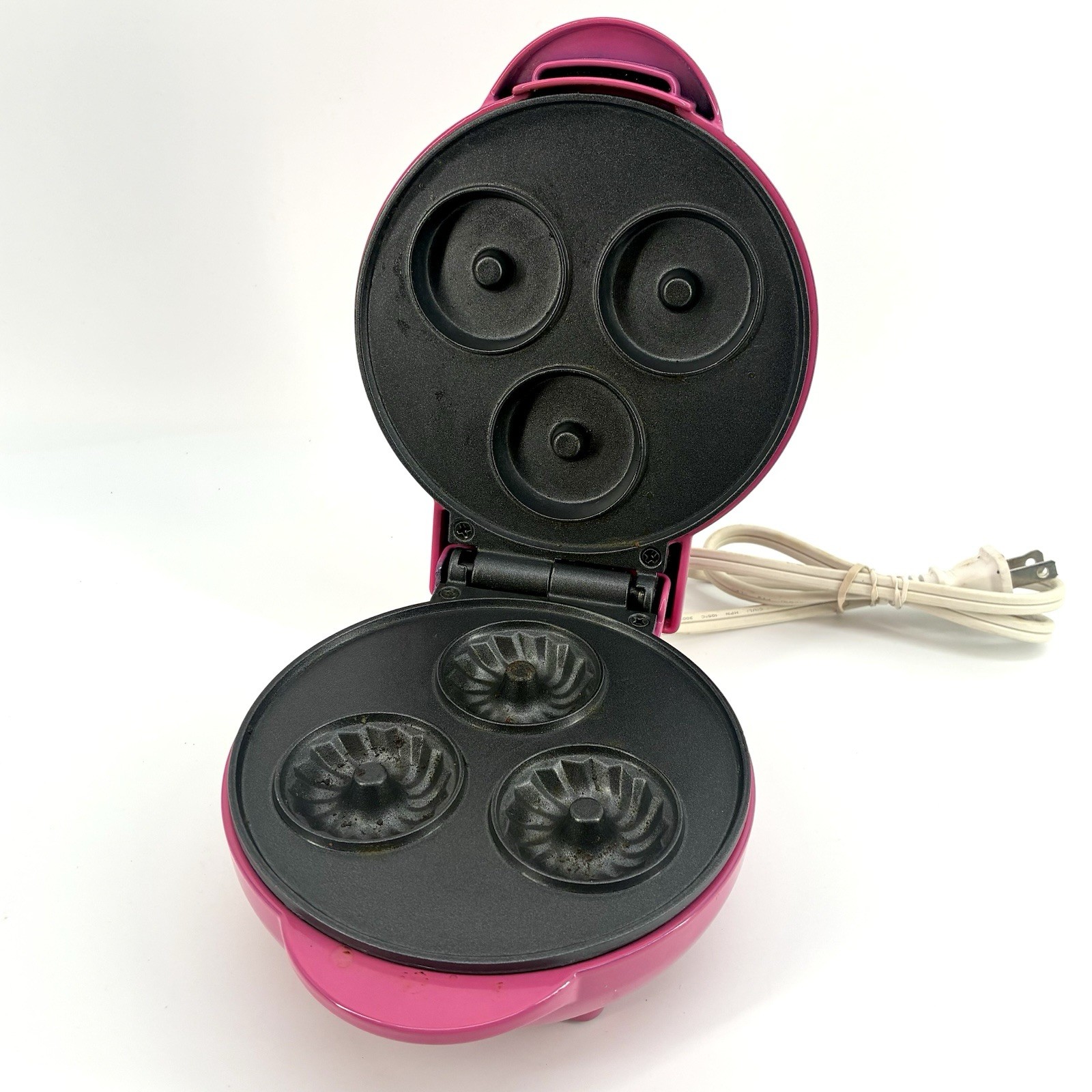 Nostalgia MyMini Bundt Cake Maker MBNDCK5HPNK Hot Pink 550W Works (I)