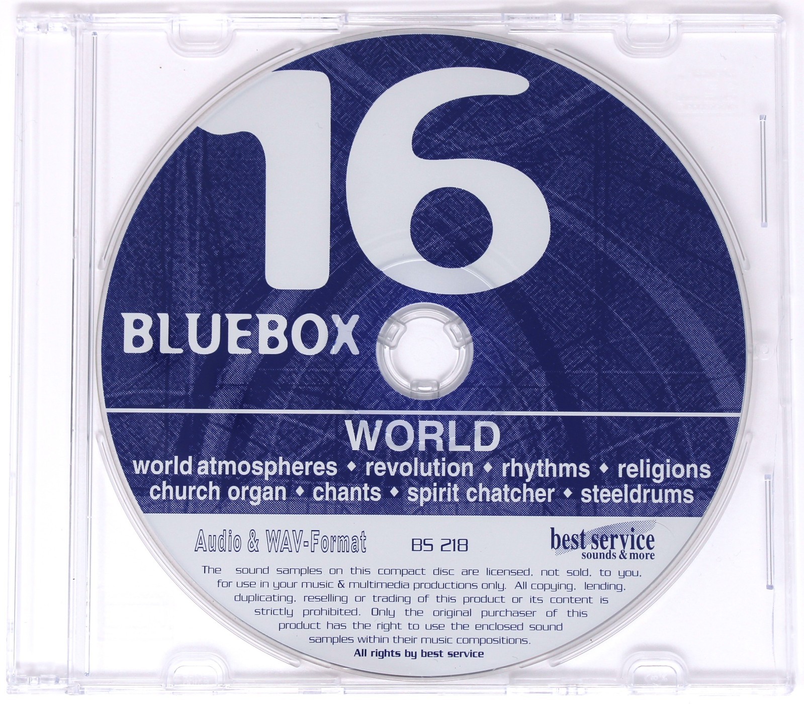 Best Service Blue Box Sound Effects Sample Library/Sampling 17 CD Set