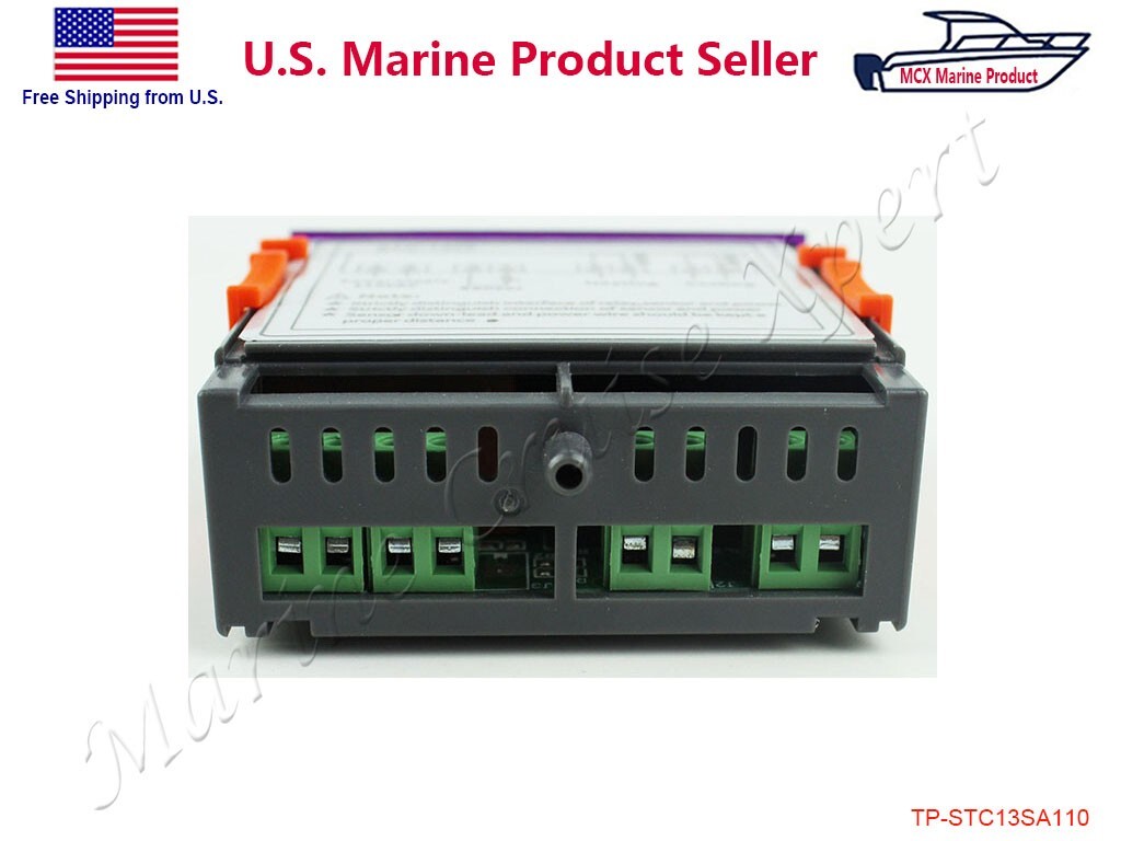 10A 110V Digital Temperature Controller Temp Sensor Thermostat Control Relay US