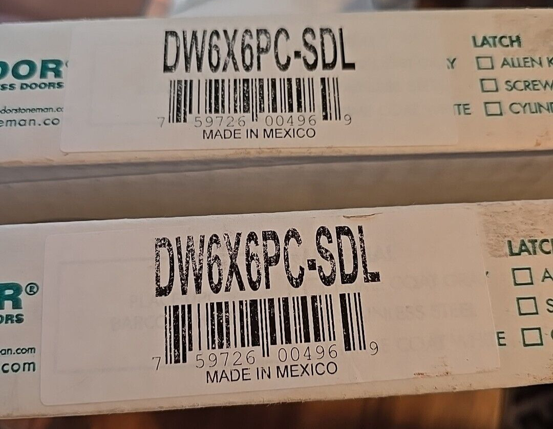 2 NEW Elmdor DW6X6PC_SDL Metal Wall/Ceiling Access Door Panels 6" x 6" White