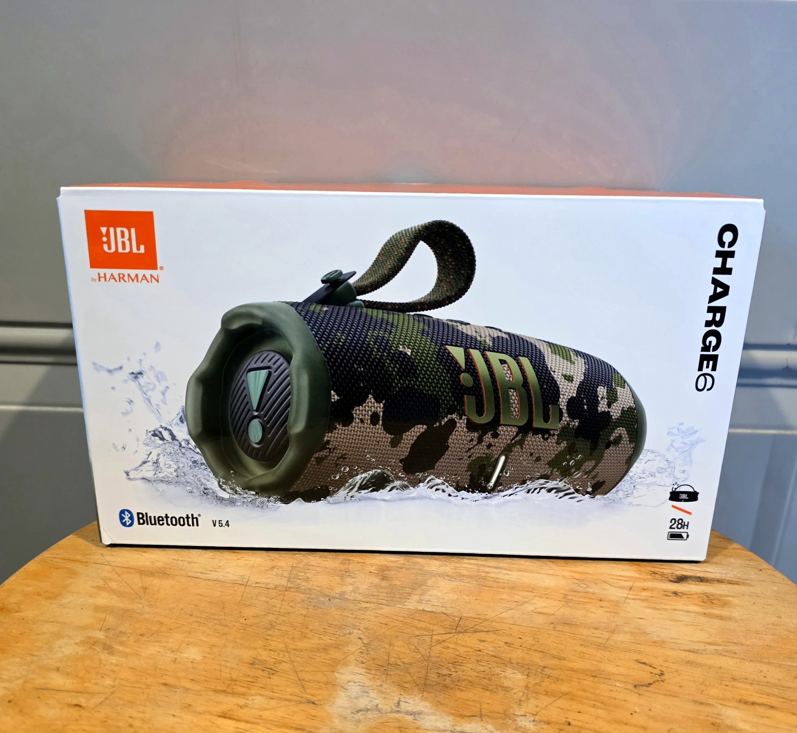 🔥JBL Charge 6, Authentic🔥 Brand New Factory Sealed Box. Camouflage Color