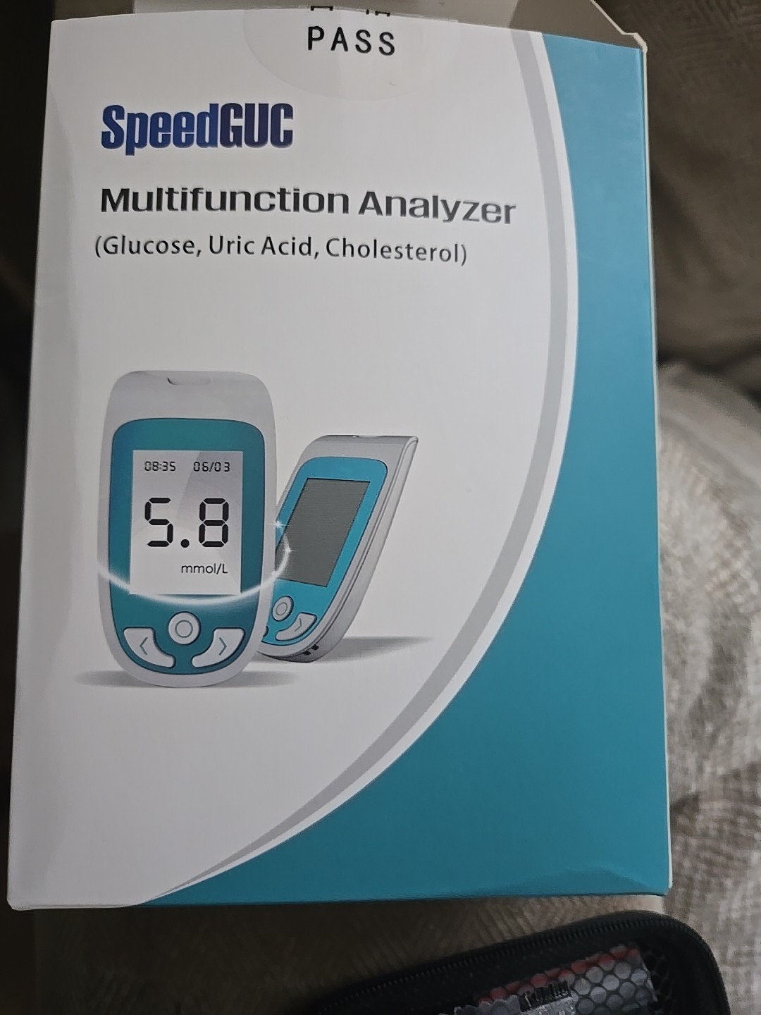 3-in-1 Blood/Glucose/Cholesterol/Uric Acid Monitor for Home Use