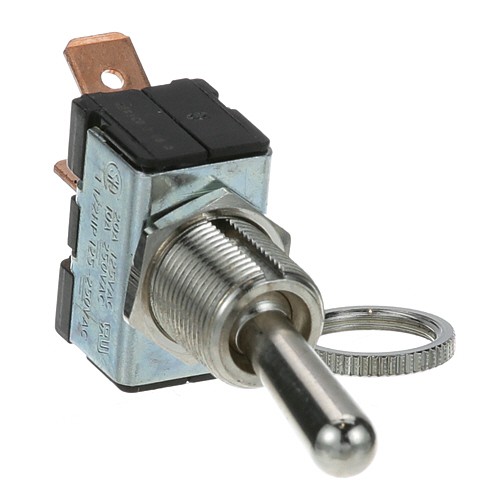 Blickman 18-204 Toggle Switch 7/16" SPST 20A 125V 10A 250V 1/4 Tabs