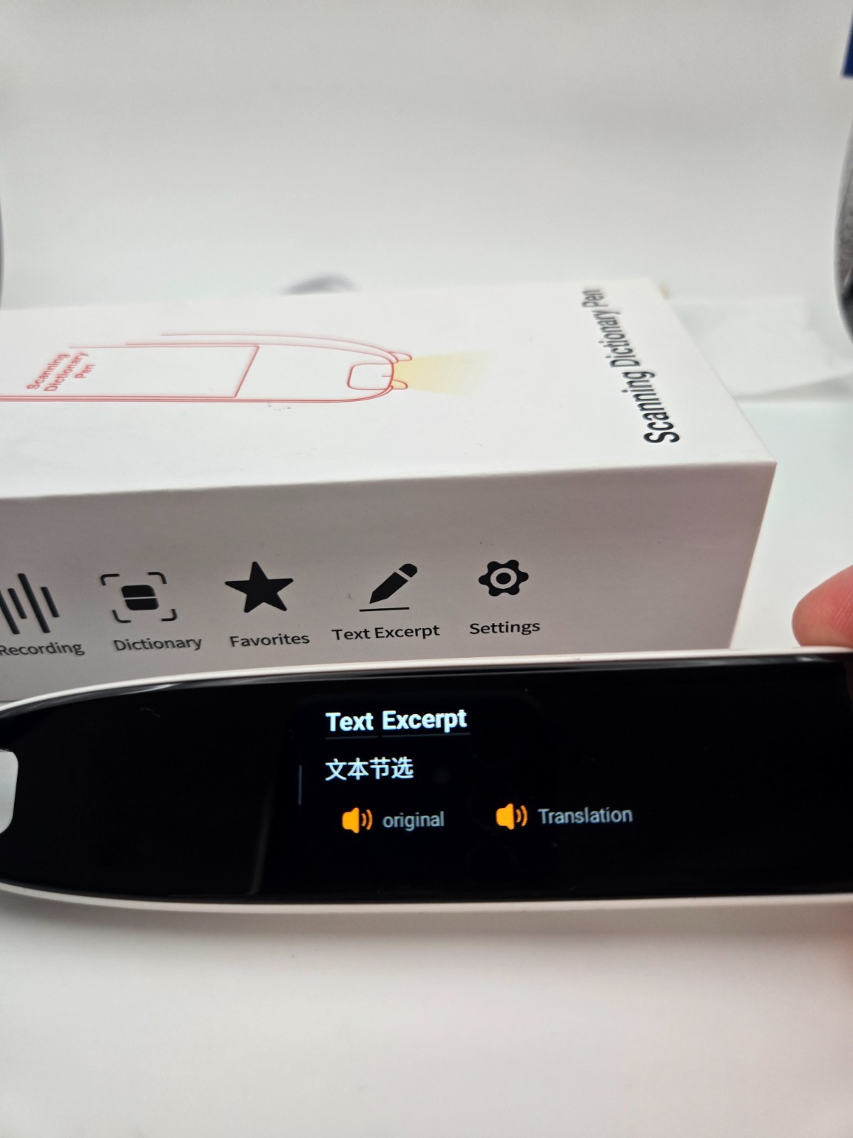 A26s Smart Voice Scan Translator Pen, Real Time Language Translator, Touchscreen