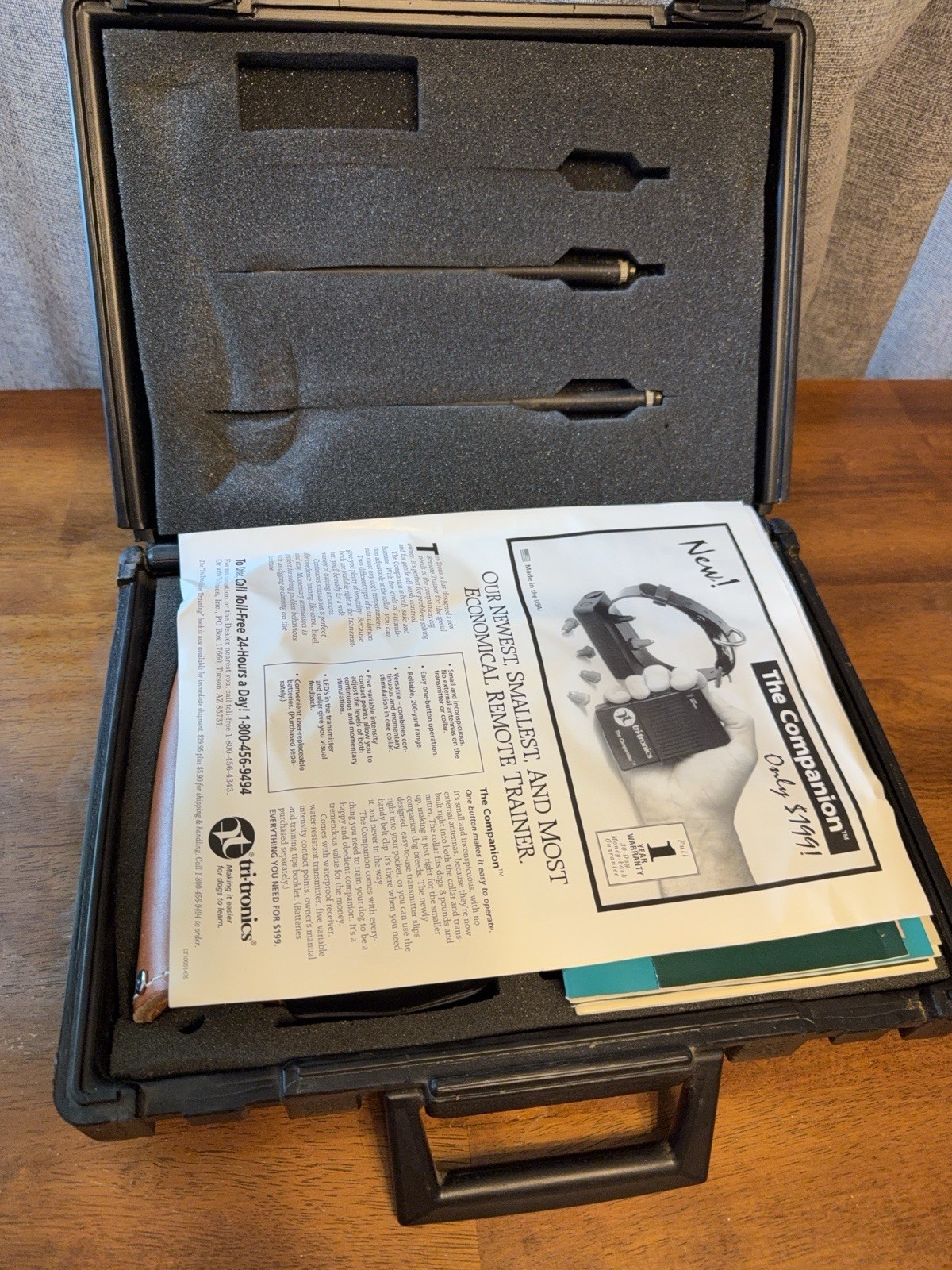 Tri-Tronics 100 LR II Professional Hunting Dog Collar Trainer System UNTESTED