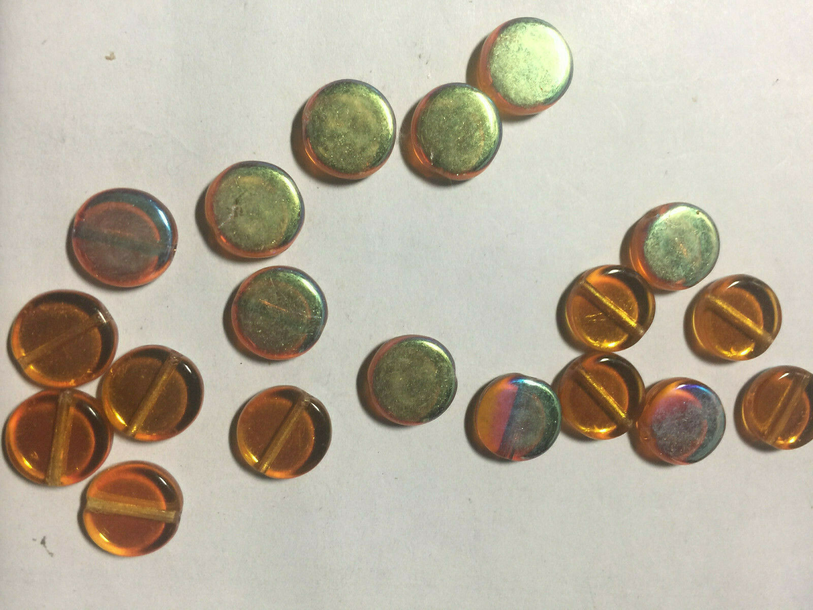 Czech Flat Circle Coin Beads All Sizes