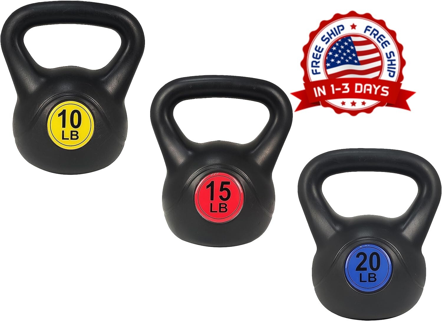 Juego De Pesas Para Ejercicio Musculos 3 Tamaños 10 lb 15 lb 20 lb Para Hombre