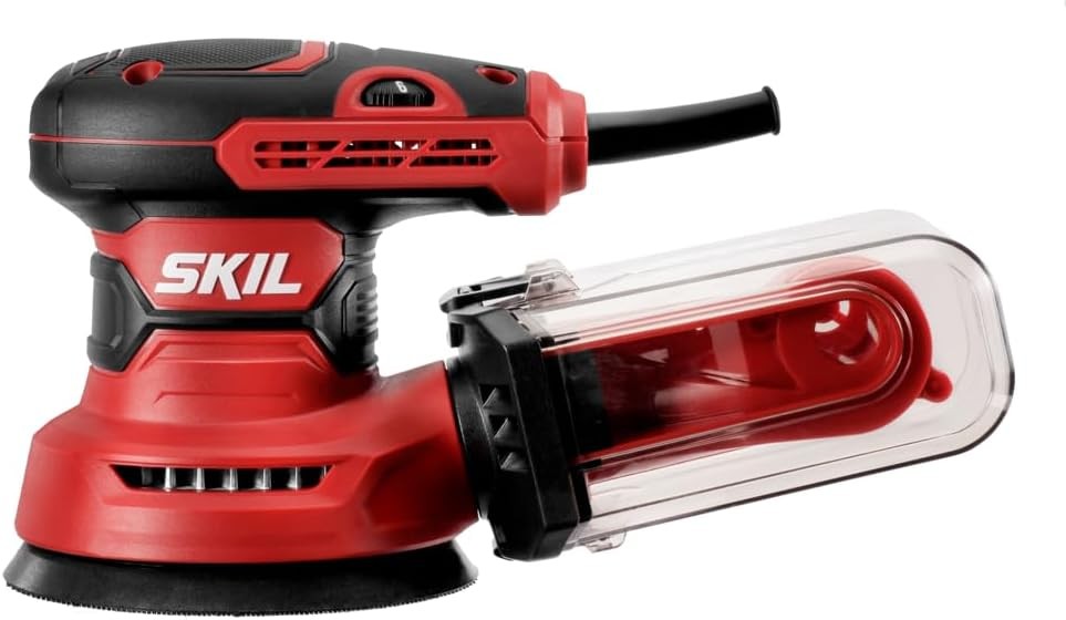 SKIL 5” Random Orbital Sander with Cyclonic Dust Box & 3pc Sanding Sheet - SR2