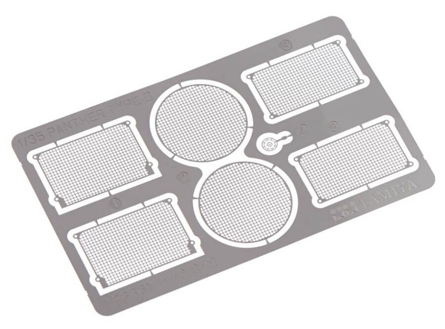 Tamiya 1:35 Photo Etched Grille Set German Panther Ausf. D 12666