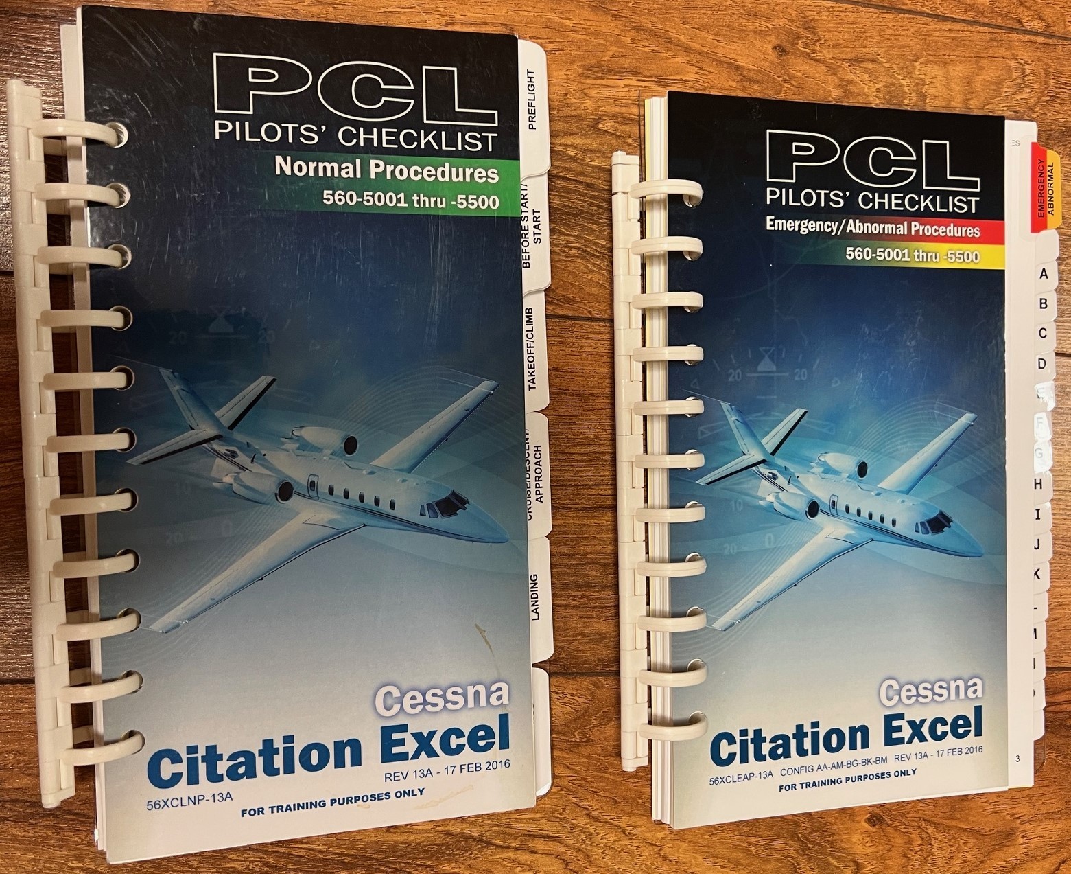 Cessna Citation XL (Excel) Normal and Emergency Checklists  sn's 5001 - 5500