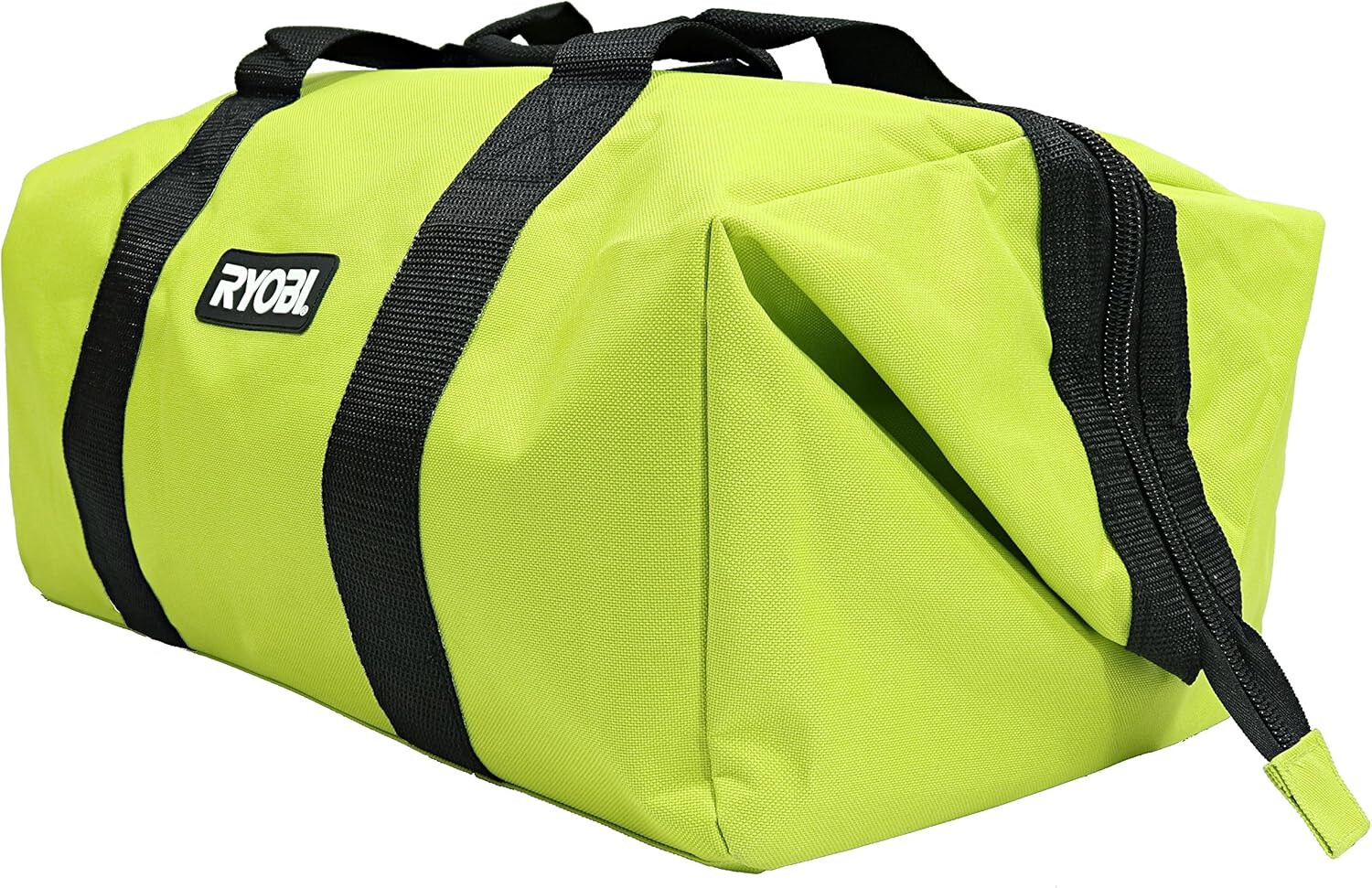 RYOBI Contractor Canvas Tool Bag Large Green Black Soft Side
