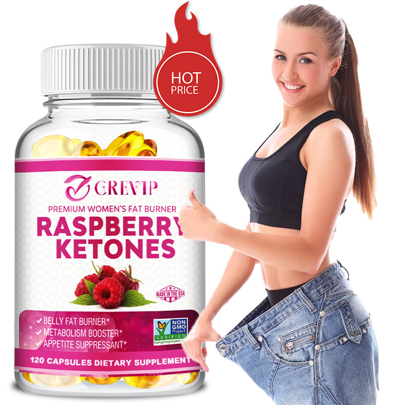 120pcs Raspberry Ketones - Weight Loss, Digestive Support - Apple Cider Vinegar