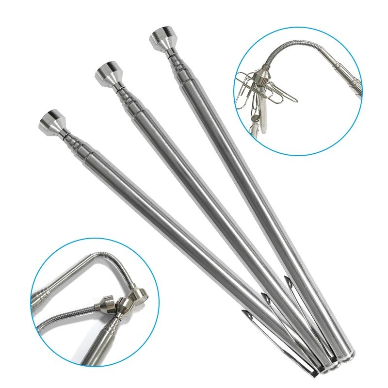 Portable Telescopic Magnetic Pick Up Rod Tool Stick Extending Magnet 25.6" 1.5L*