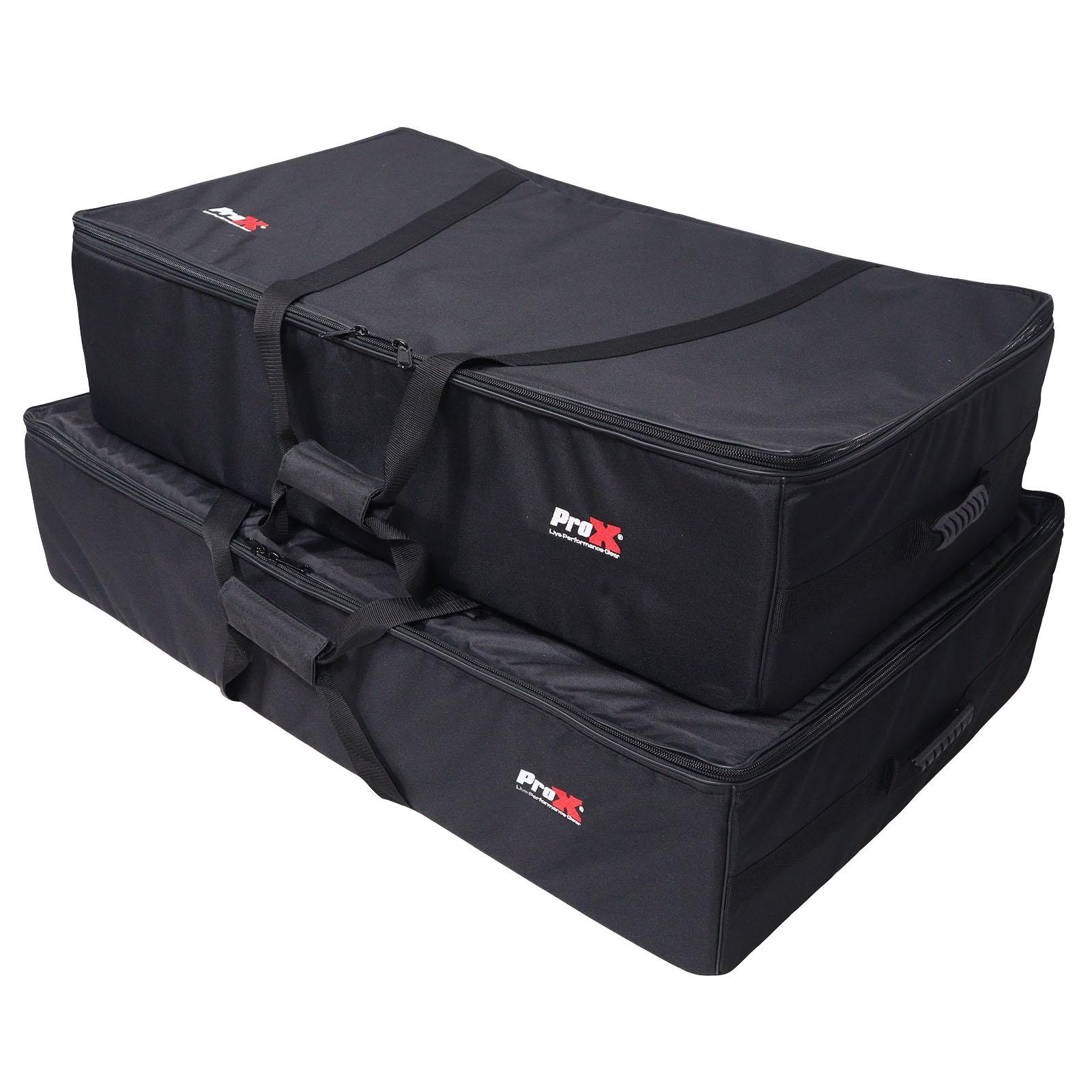 ProX XB-DJCTBAG Set of Two Padded Bags for Control Tower DJ Podium idjnow
