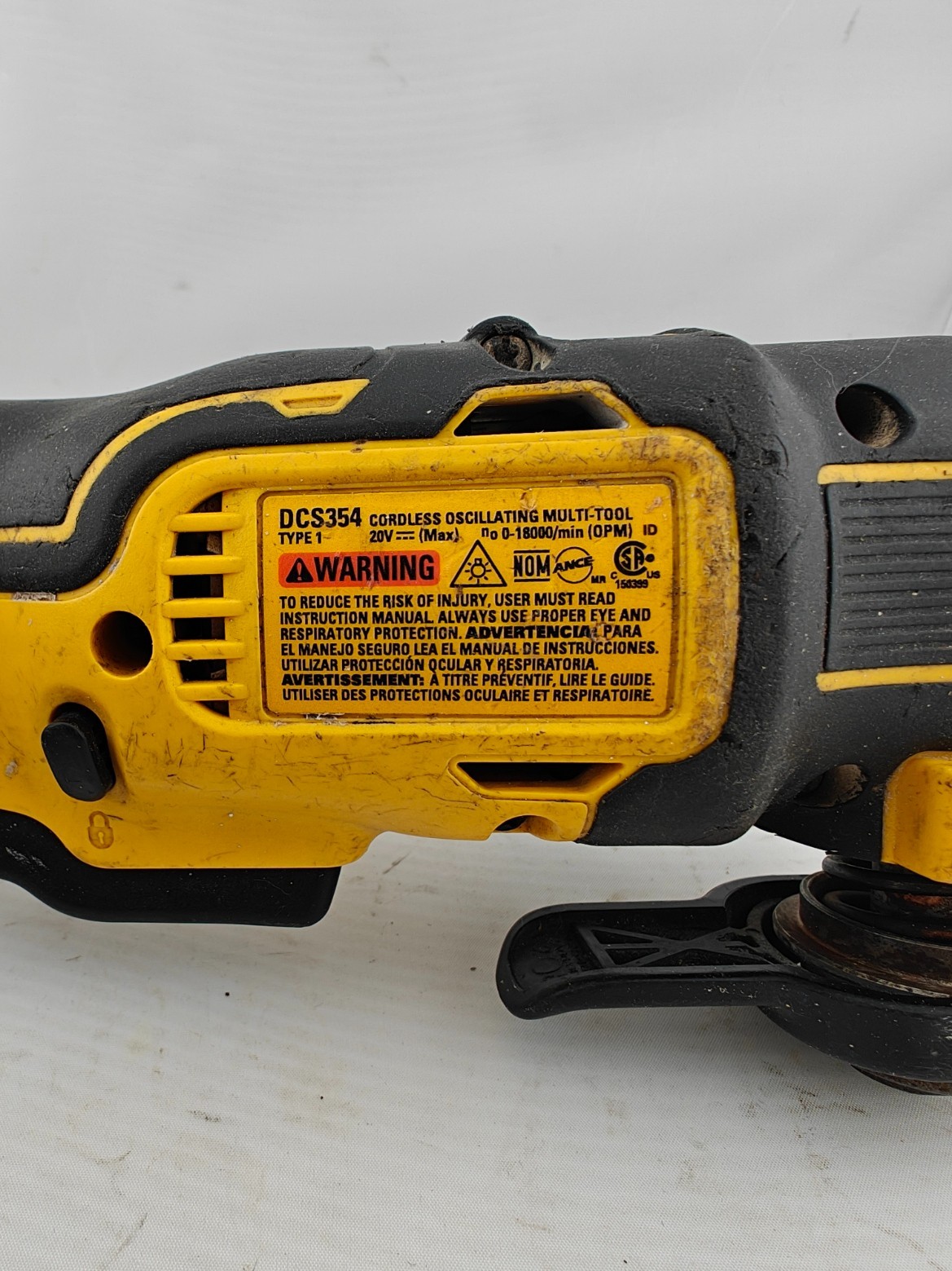 Dewalt DCS354B 20V MAX Cordless Oscillating Multi-Tool (Tool Only)