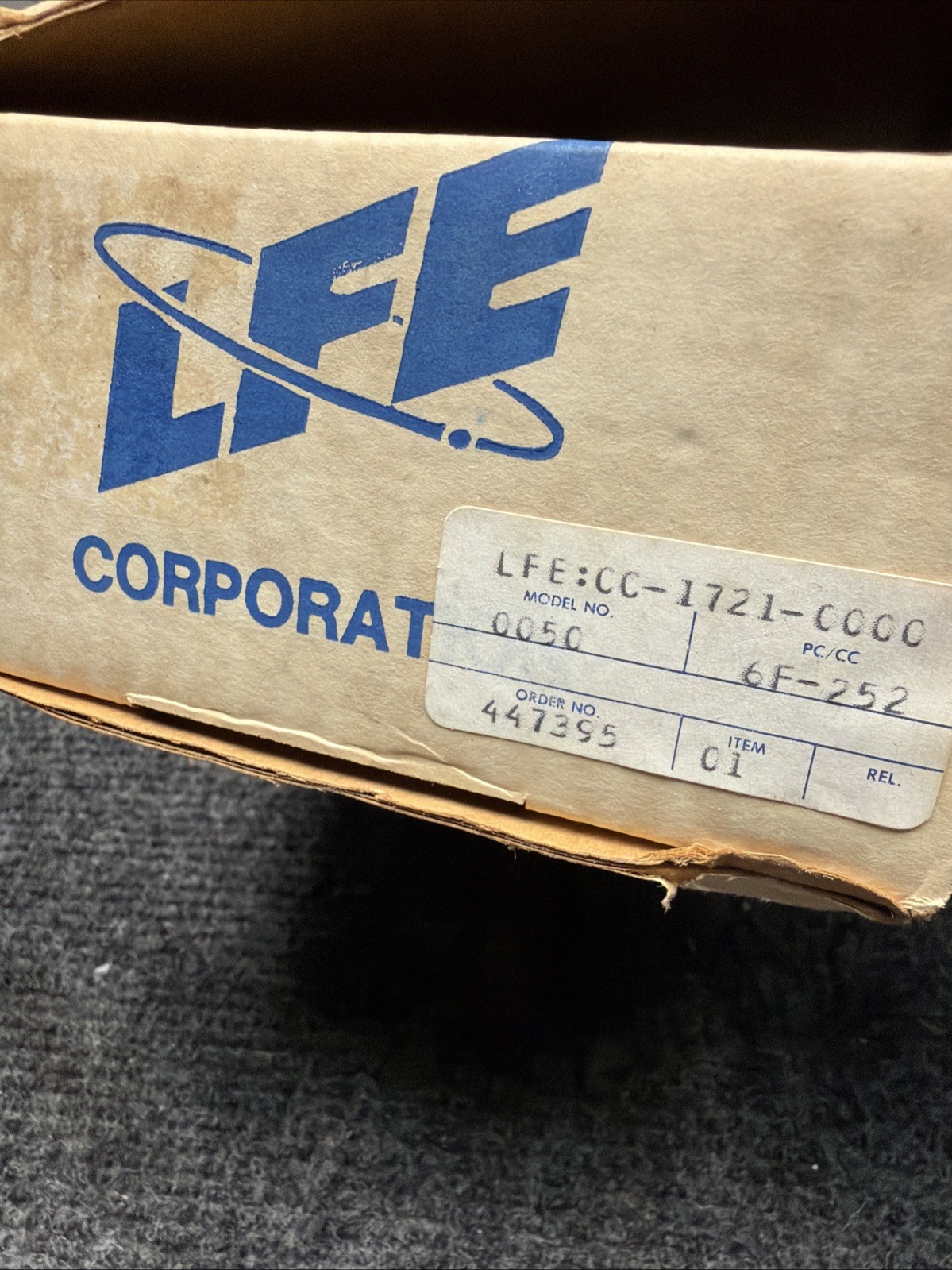 NEW LFE Digital Panel Instruments 0050 CC-1721-0000