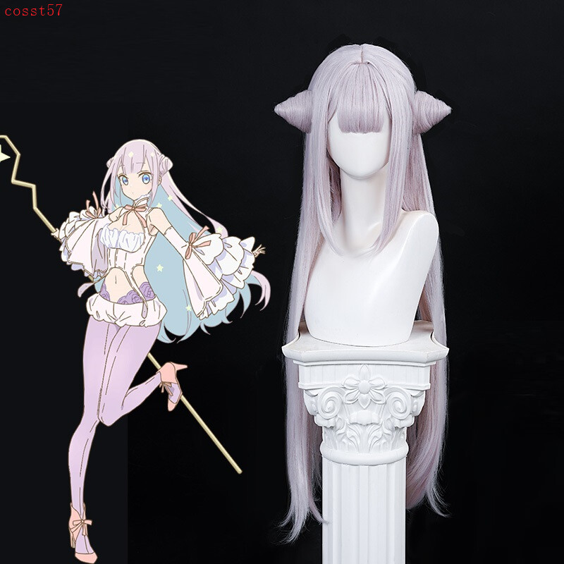 The Magical Girl and the Evil is Archenemies Mimori Byakuya Cosplay Wigs Props