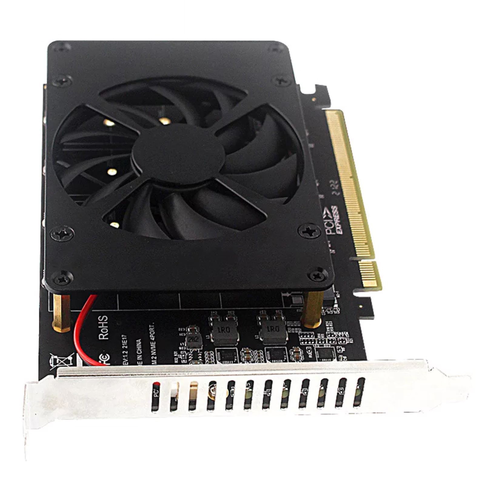 Adapter Card NVME M.2 MKEY PCIE 3.0/4.0 4*32Gbps SSDs Upgrading Accessories