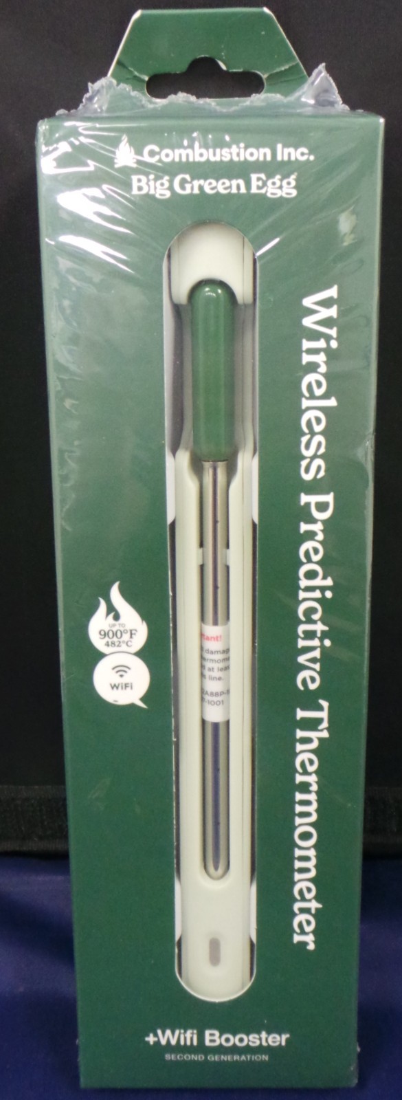 Big Green Egg 136862 Wireless Predictive Thermometer with WiFi Booster BRAND NEW