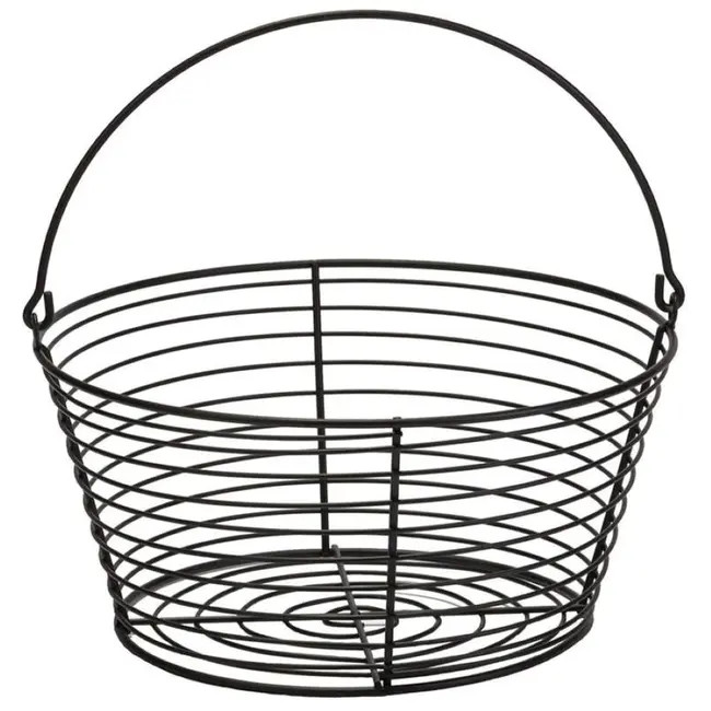 Miller Manufacturing Large Coated Wire Egg Basket With Handle