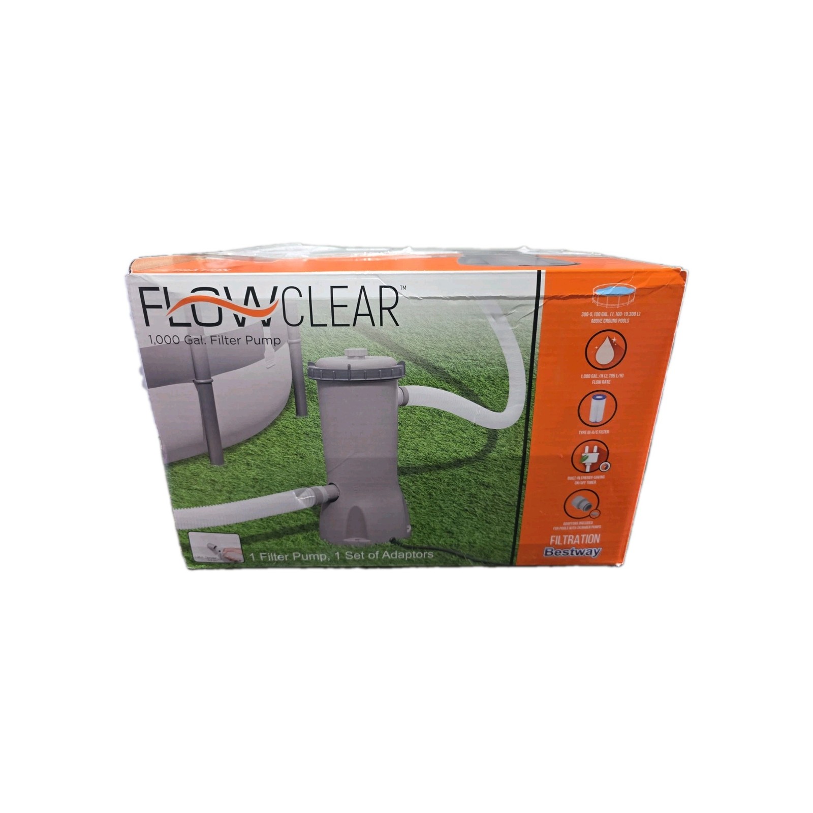 Bestway Flowclear 58664E Above-Ground Pool Filter Pump