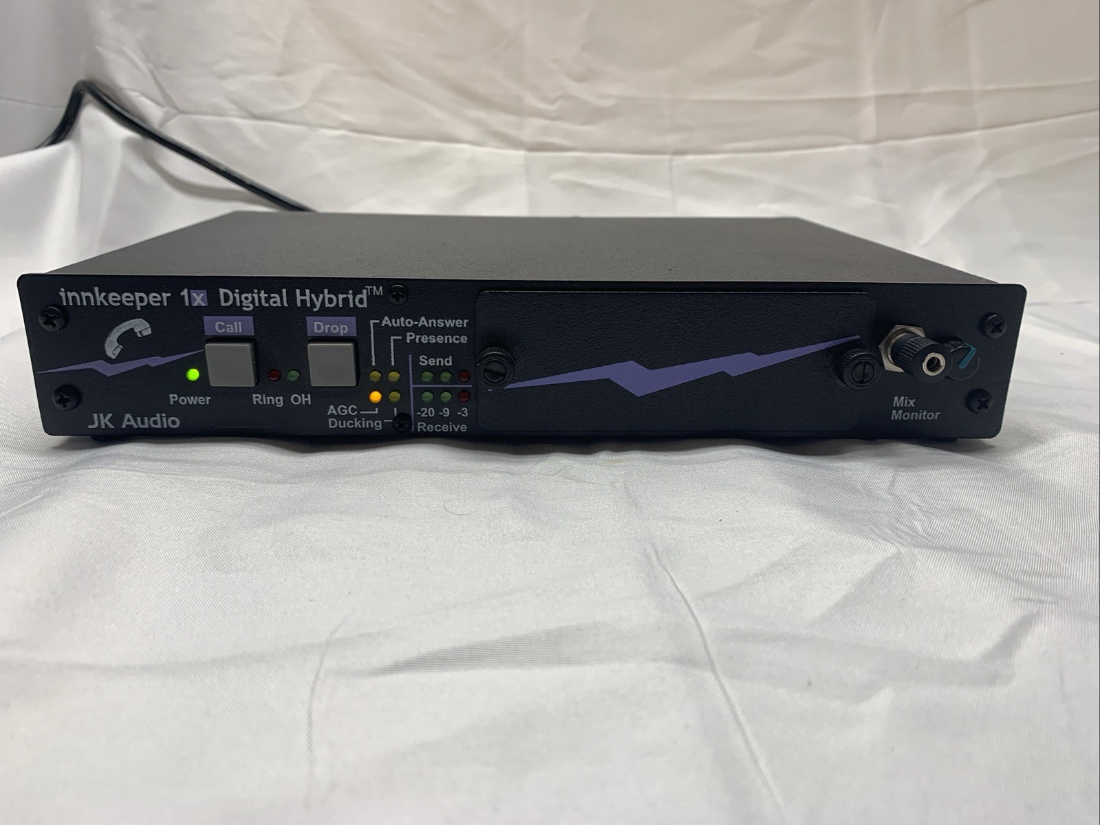 JK Audio Innkeeper 1x Digital Hybrid Broadcast Phone Line Audio Mixer - Tested