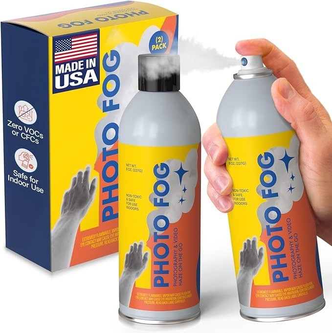 Photo Fog Photographers & Filmmakers - Safe Fog Machine (8OZ.)- [2 Pack]