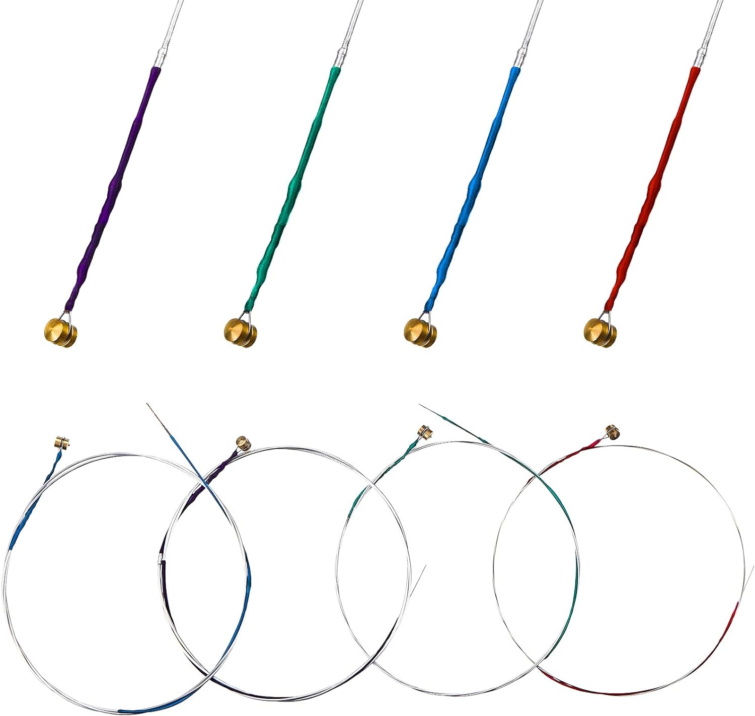 Yeshone 8 Pieces Violin Strings Universal Full Set (g-d-a-e) 4/4 Violin Universa