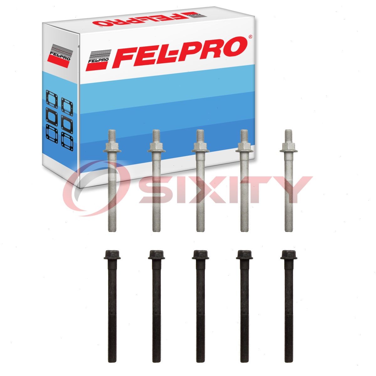 Fel-Pro Cylinder Head Bolt Set for 1998-2002 Chevrolet Cavalier 2.2L L4 iy