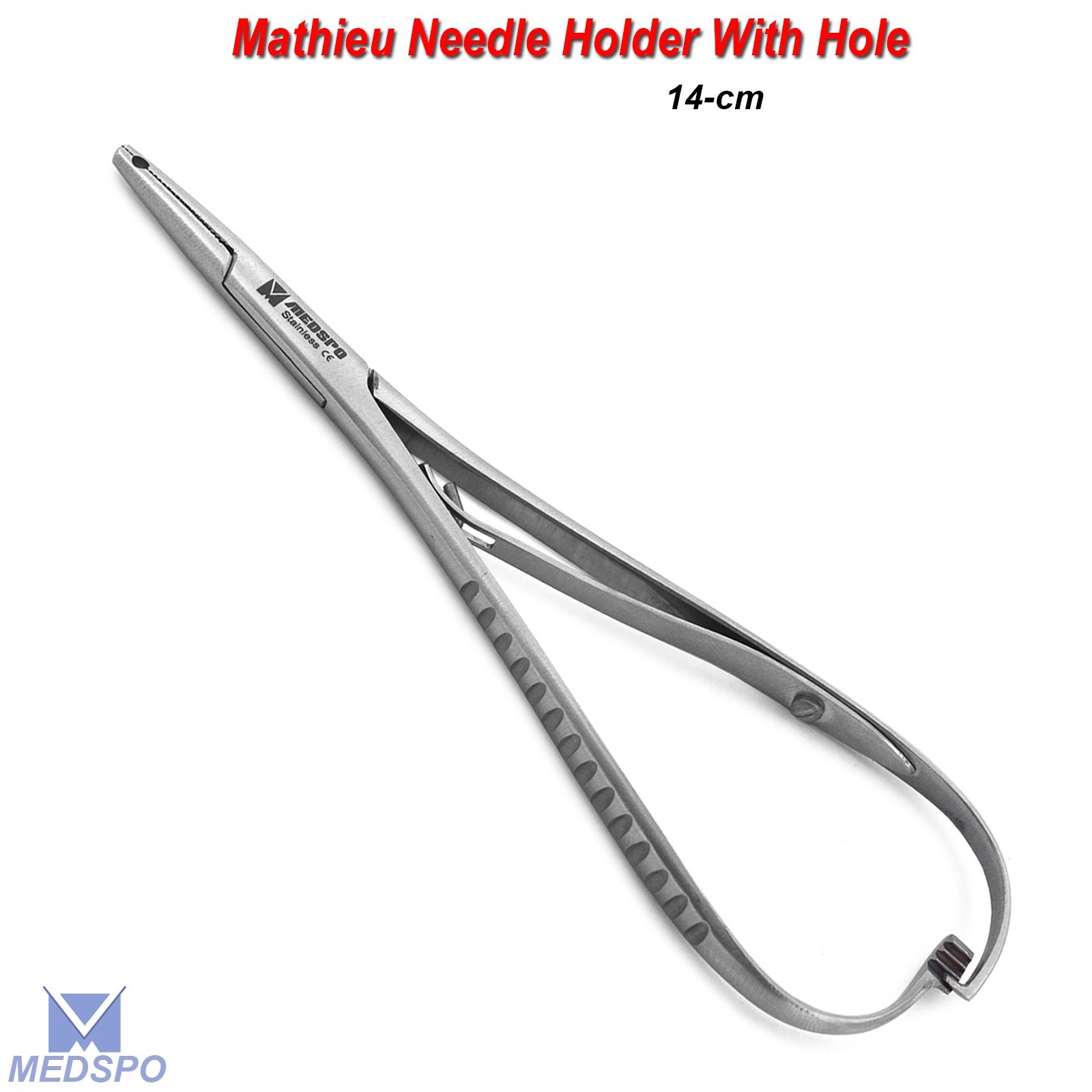 Dental Mathieu Needle Holder Hole Tips Elastic Forceps Ligature Orthodontic Tool