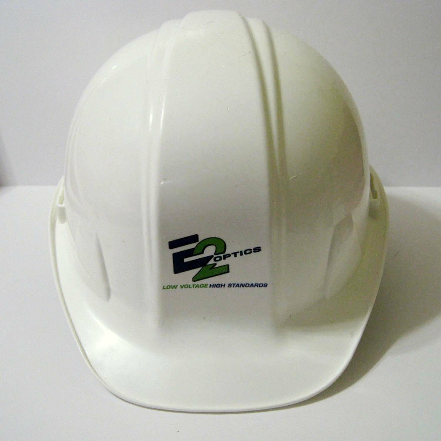 E2 ® Optics - Low Voltage High Standards - Safety Helmet Hat - Used Incomplete