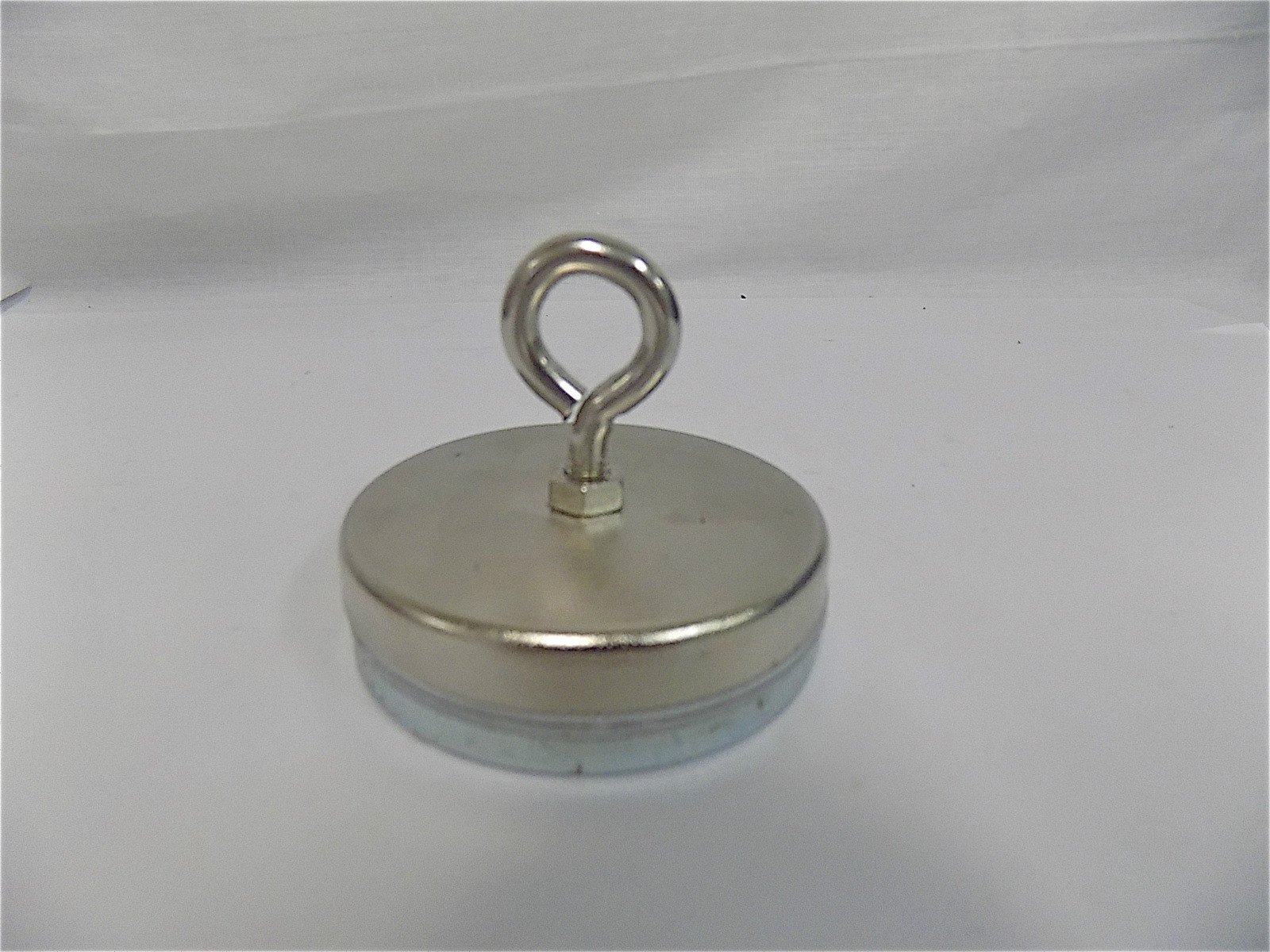 Eclipse Mag Shallow Pot Magnet With Loop 2.62" Diameter 1" Height  QTY
