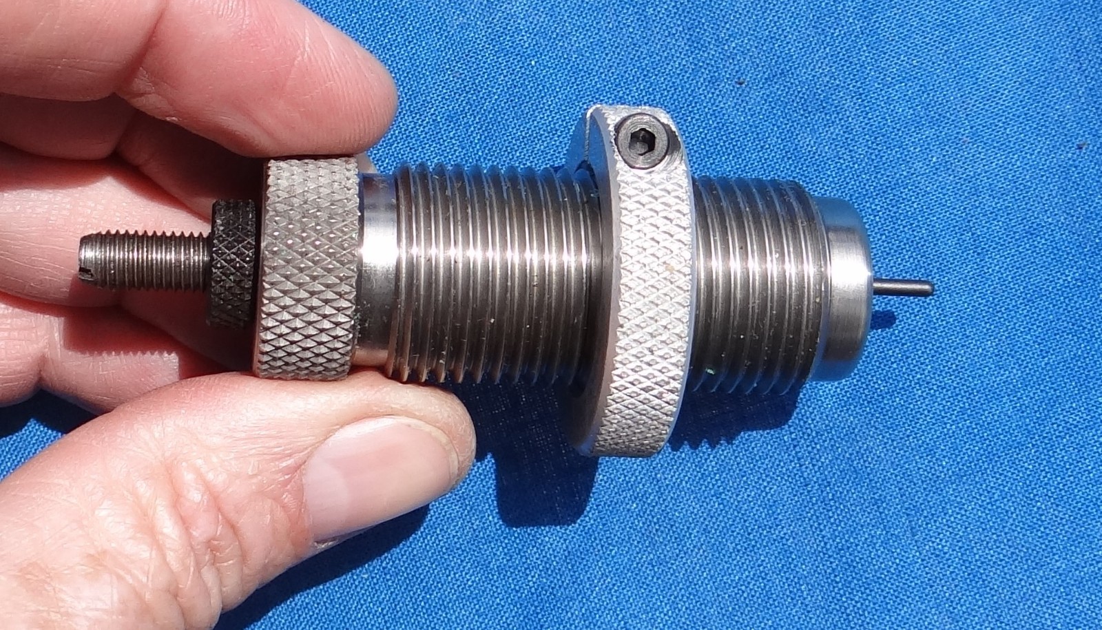Un-Used RCBS 357 Maximum Max Reloading Die Set Steel Sizer Seat & Bell Dies