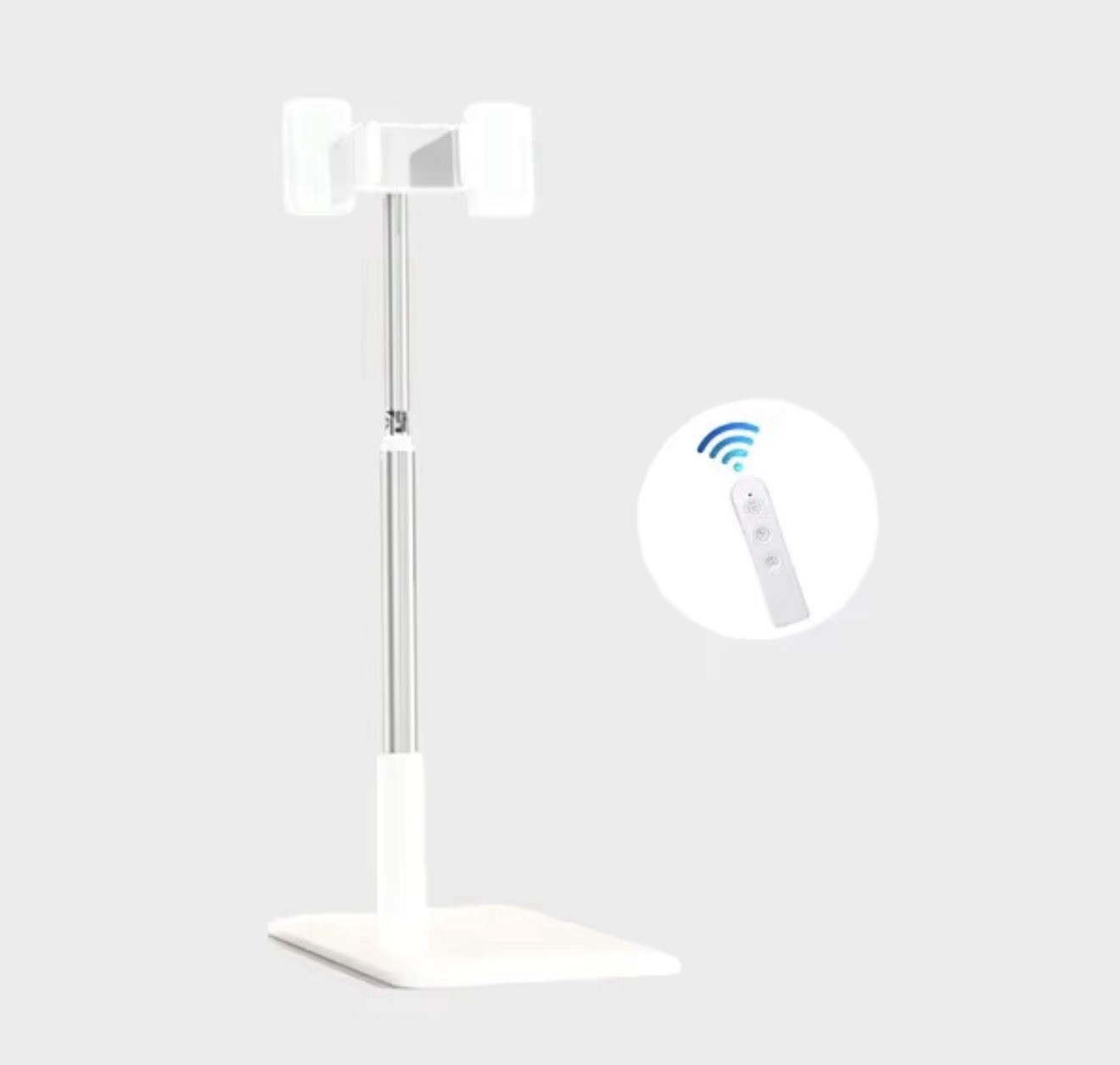 Floor Mount Hit every angle 360 rotation Includes hands-free lights and remote