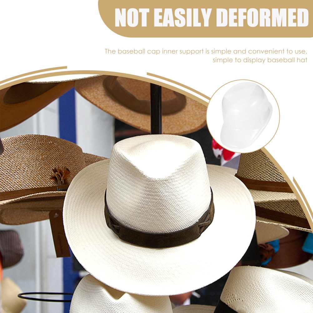 5 Pcs Plastic Hat Inner Support Holder Stand Rack for Baseball Cap Display
