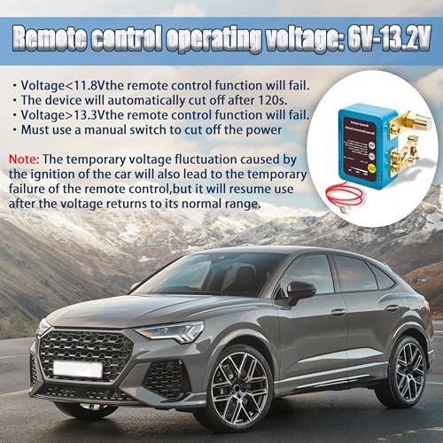 Remote Battery Disconnect Switch 12v, 240A, Upgrade Smart Side Installation