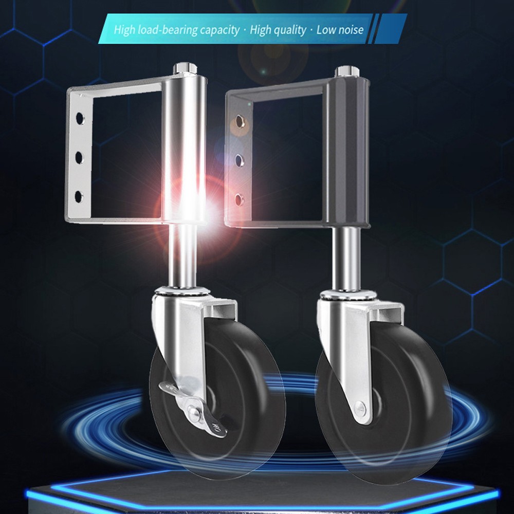 Heavy Duty Gate Wheel Spring Loaded Galvanised Support Door Stable Castor  ❄