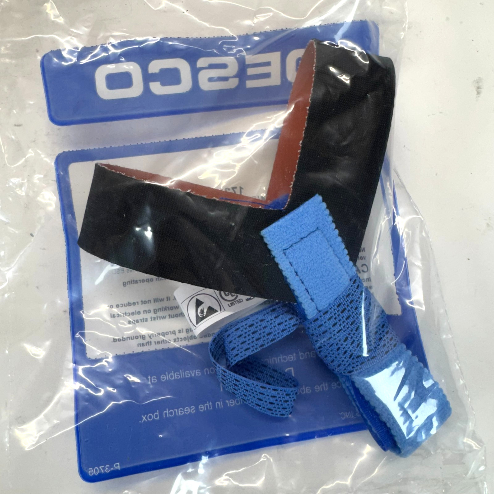 DESCO 17200 ABS Plastic Static Control Heel Foot Grounder w/ 1 Meg ASK-34214