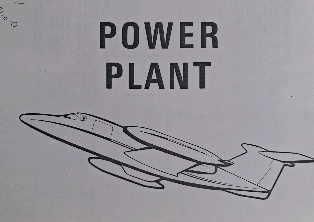 Pratt & Whitney Lear Jet Engine Training Manual JT8D Maintenance