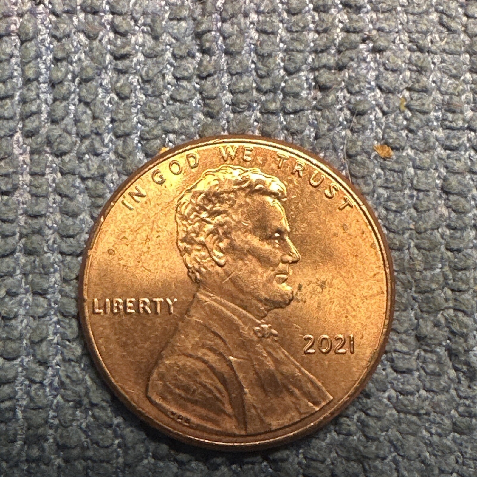 2021 P SPIKE HEAD DIE CRACK OBV LINCOLN SHIELD CENT PENNY ERROR!